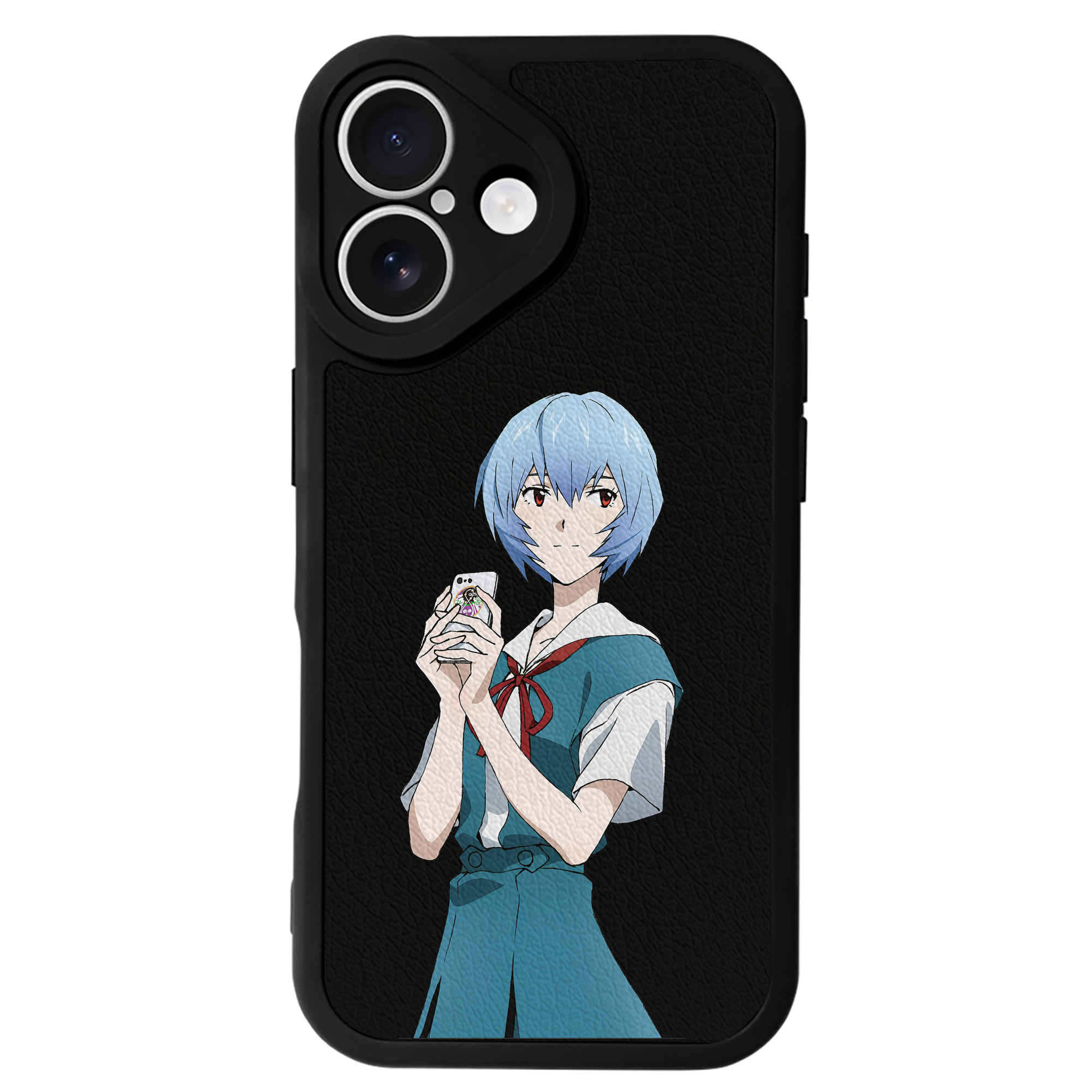 （画像用） EVA 新世紀エヴァンゲリオン 【iPhone 16シリーズ対応】シリコンスマホケース（レザー調） 材質：シリコン
